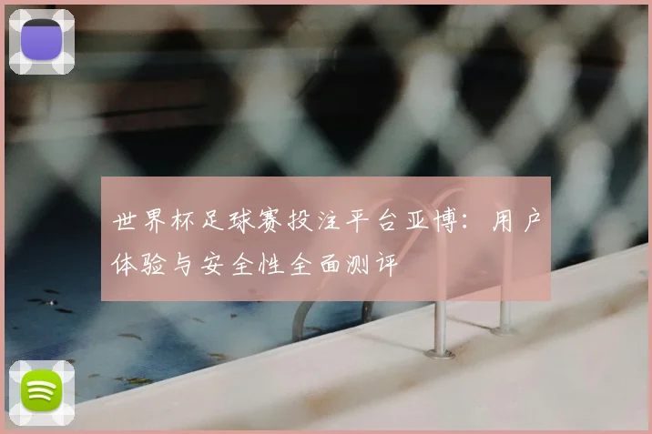 世界杯足球赛投注平台亚博：用户体验与安全性全面测评