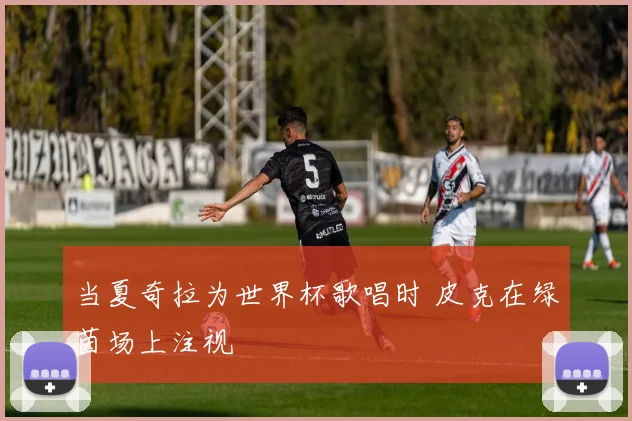 当夏奇拉为世界杯歌唱时 皮克在绿茵场上注视